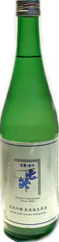 七笑 純米吟醸無濾過生原酒　6BY　(720ml)