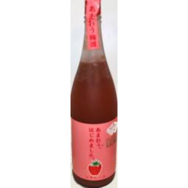 イチゴ梅酒　あまおう、はじめました　(1.8L)