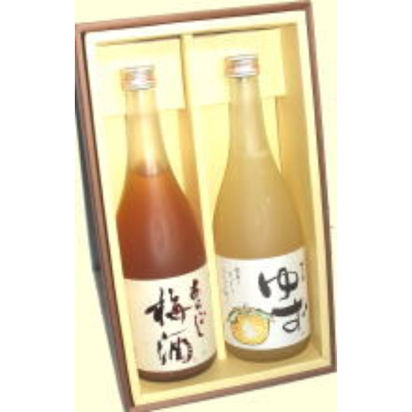 梅乃宿　あらごし梅酒・ゆず酒　2本セット