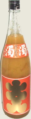 大入り　にごり柚子酒　濁濁(だくだく) (1.8L)