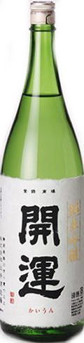 開運　特撰純米吟醸　(1.8L)