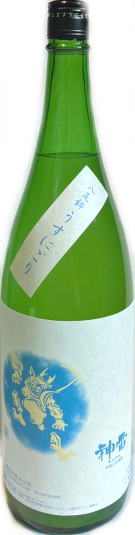 神雷　純米酒 八反錦うすにごり生　7BY　(1.8L)